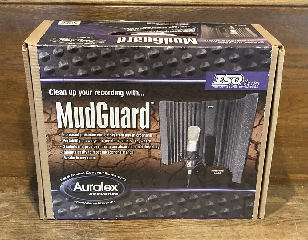 Auralex Mud Guard - microphone screen. NMIB