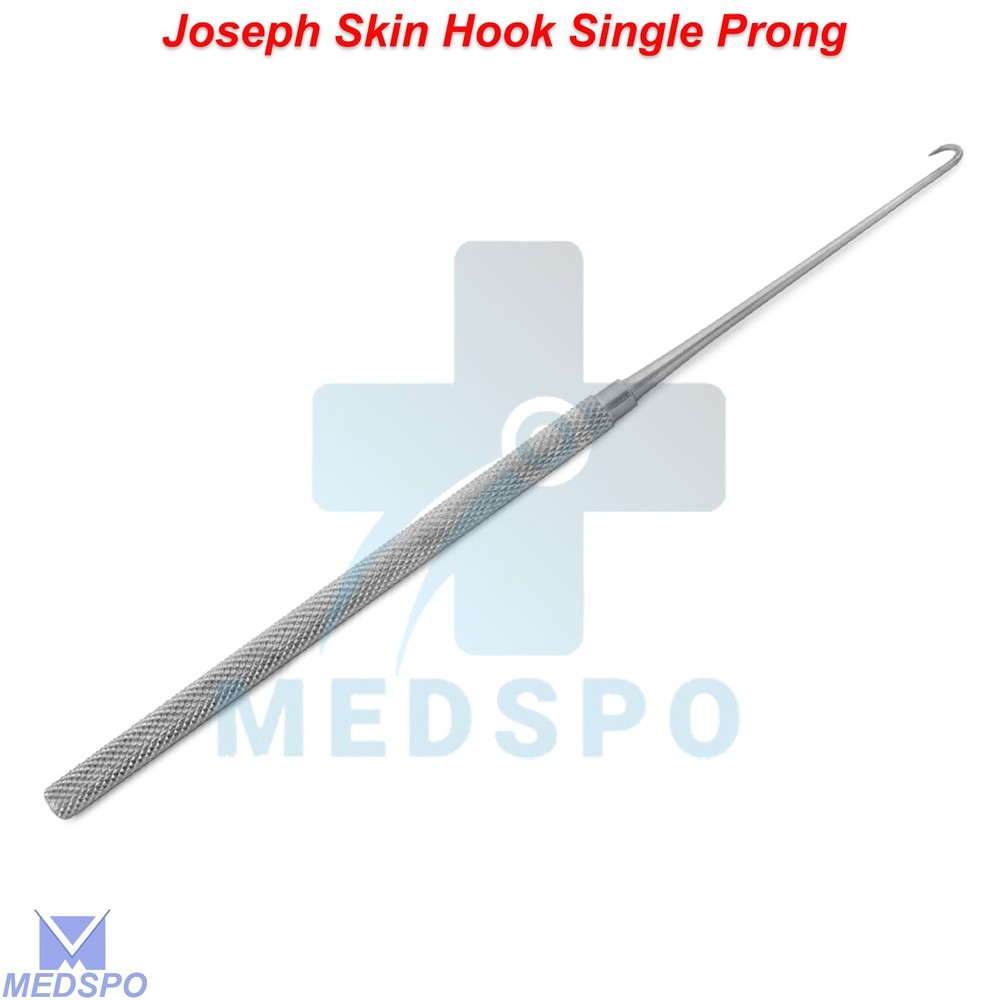 Surgical Retractor Joseph Skin Hook Single Sharp Prong Plastic Surgery Tools New