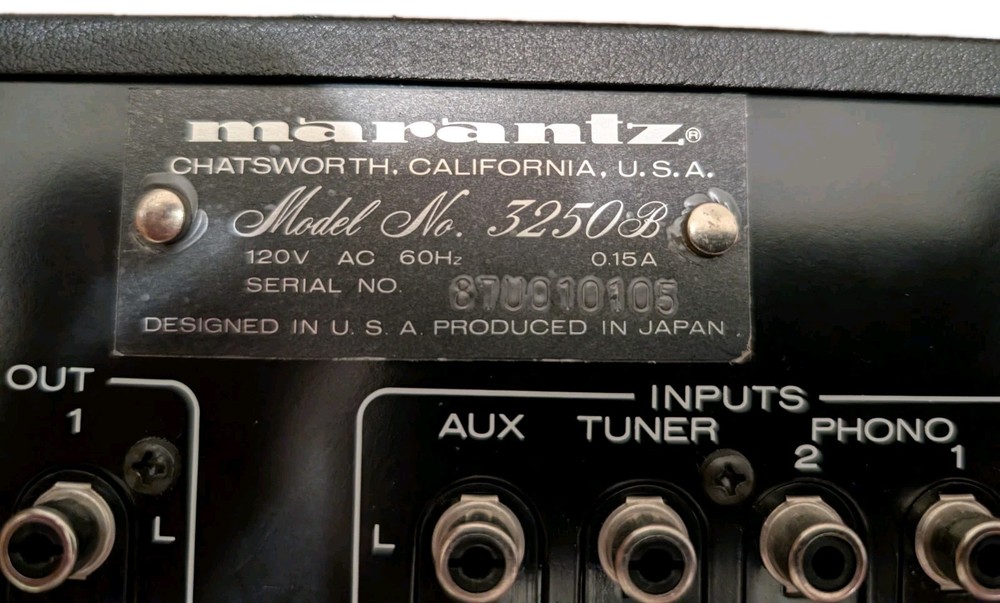 Marantz 3250b Preamplifier, Beautiful, Recapped, Fully Functional *Read*