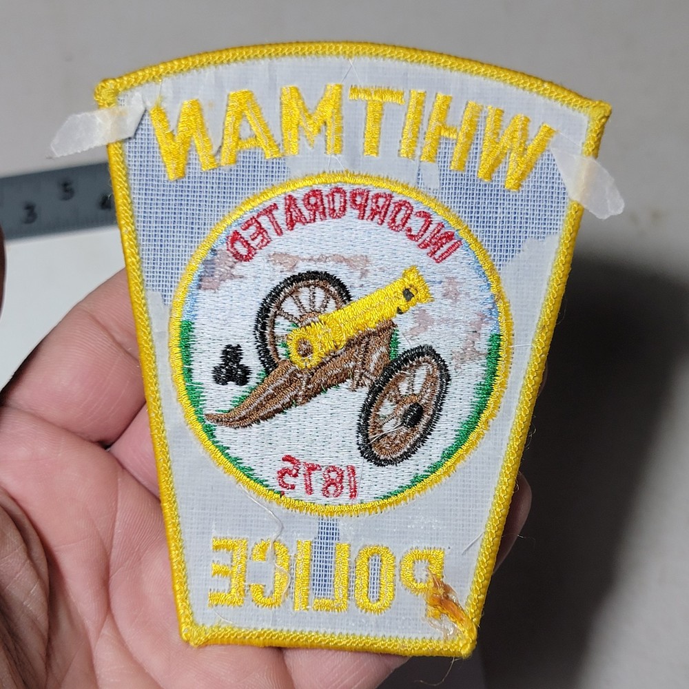 MK2 B8 Police patch Massachusetts Whitman