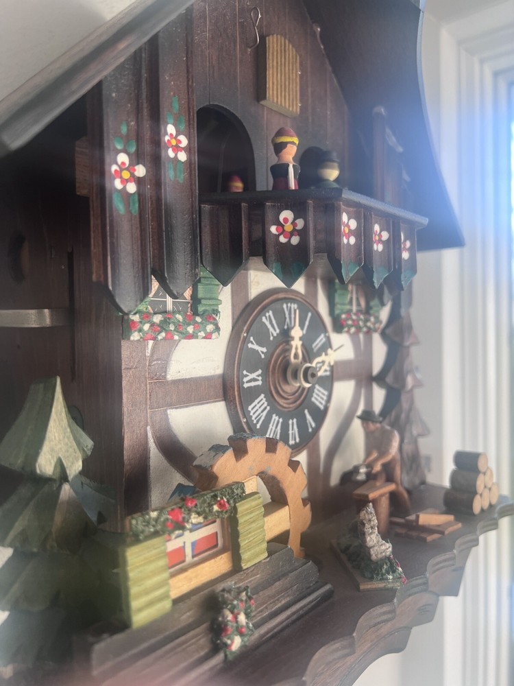 Cuckoo Clock Wooden Weights 1 Day