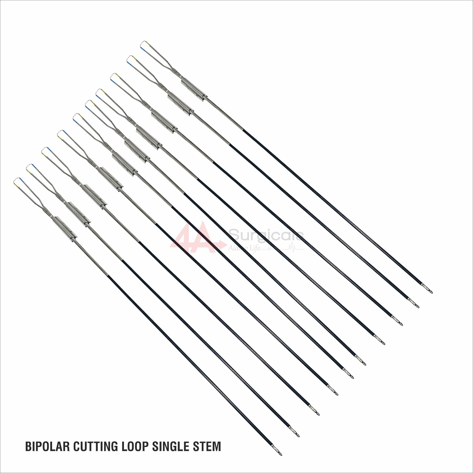4A BIPOLAR CUTTING LOOP SINGLE STEM (PACK OF 10)