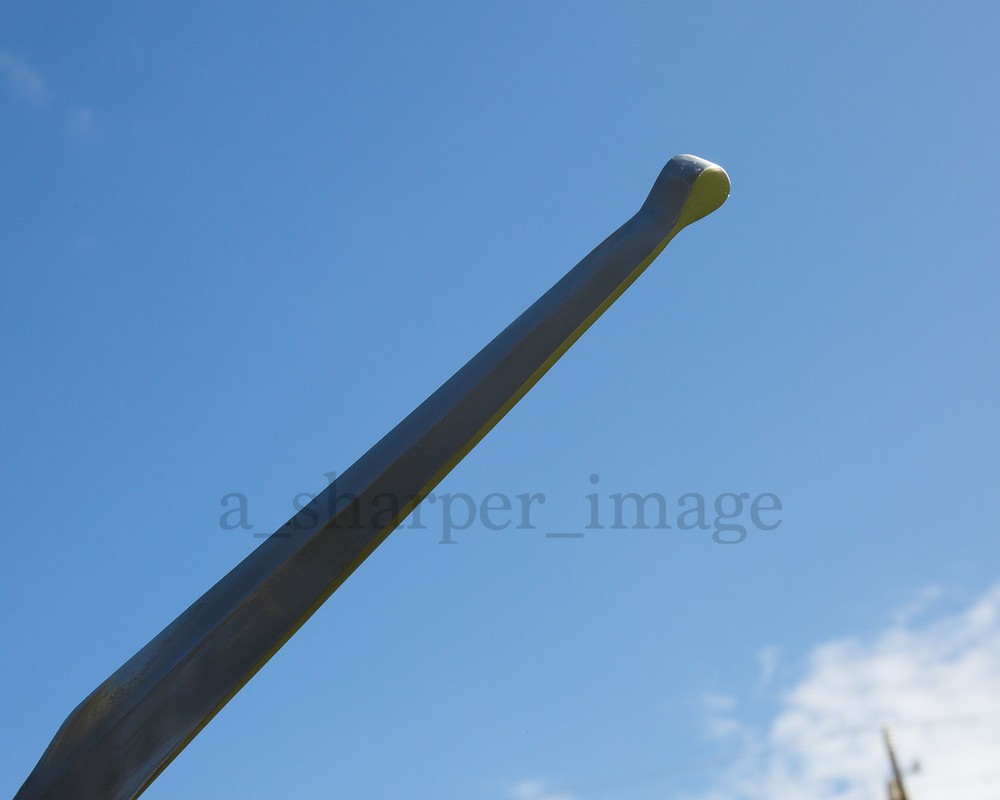 Practical 7" Blunt 3mm Re-enactment Short Thrusting Spearhead Medieval HEMA SCA
