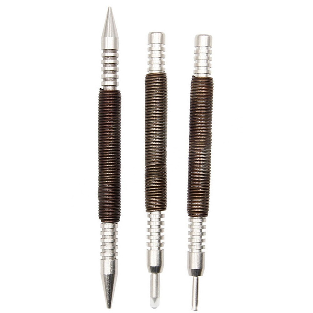Comfortable Grip Spring Loaded Center Punch Set Improved Handling and Accuracy