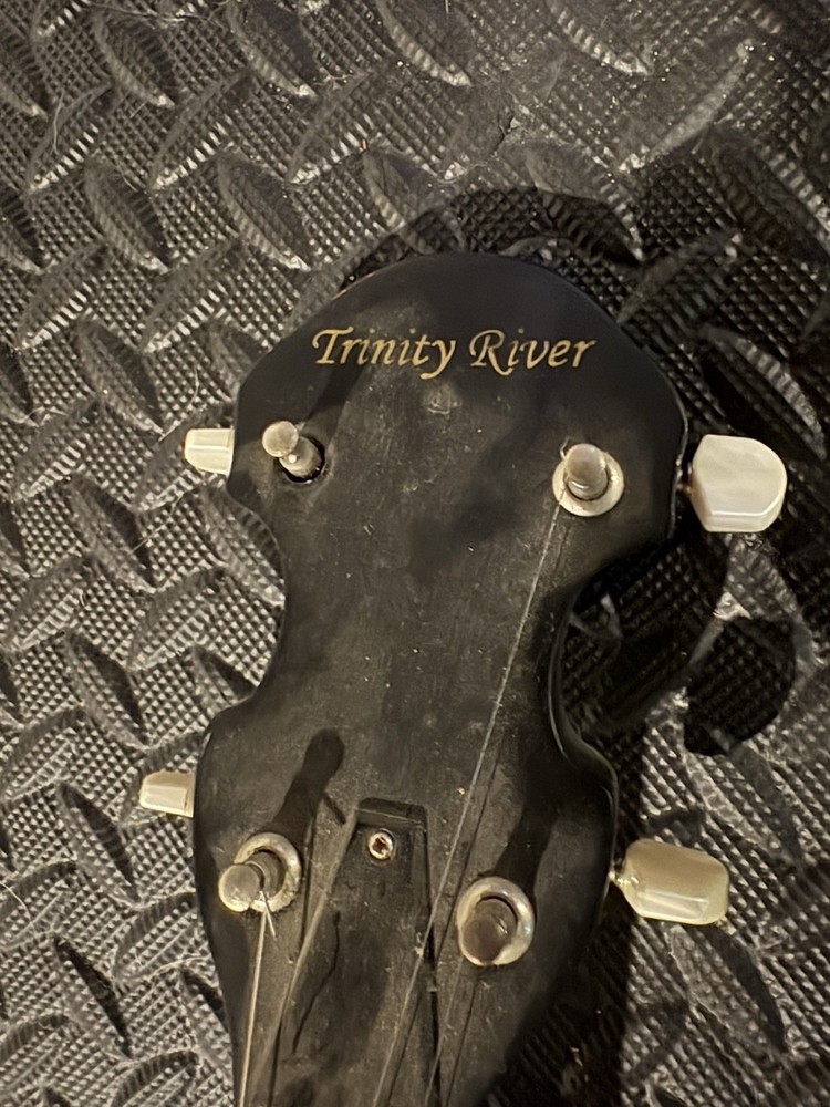 Trinity River 5-String Open Back Banjo Black Brown Type 5-String Banjo