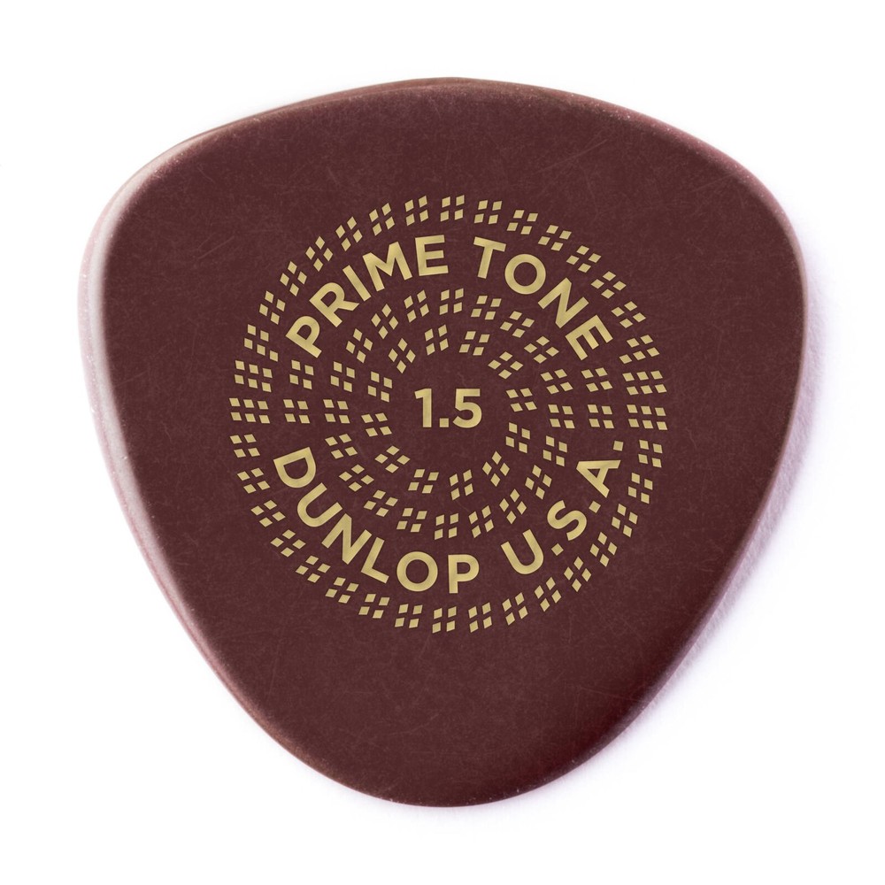 Dunlop Guitar Picks 3 Pack Primetone Semi-Round Smooth Hand Sculpted 1.5mm