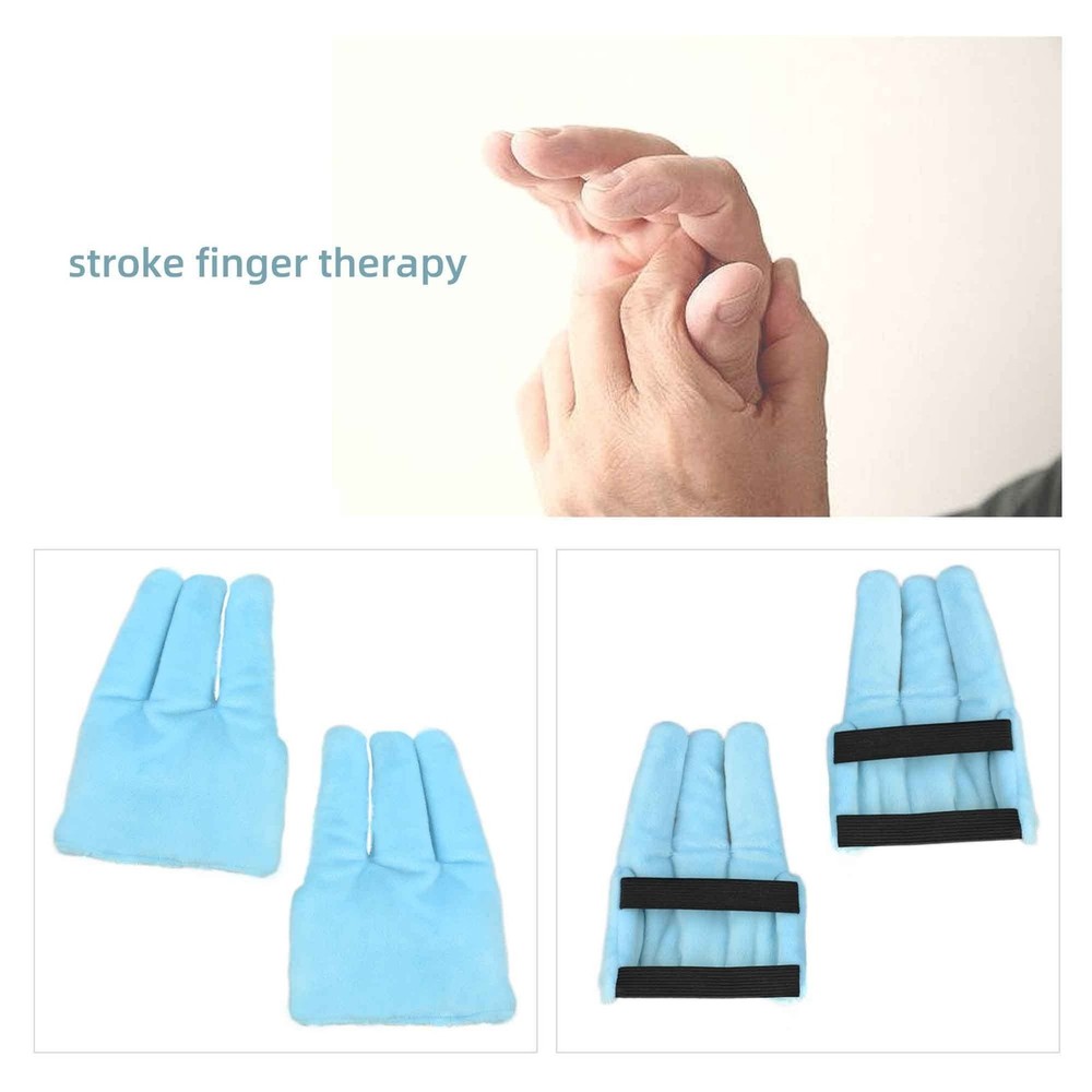 rainbowstar 1 Pair Palm Protector with Finger Separators for Contracture Prev...