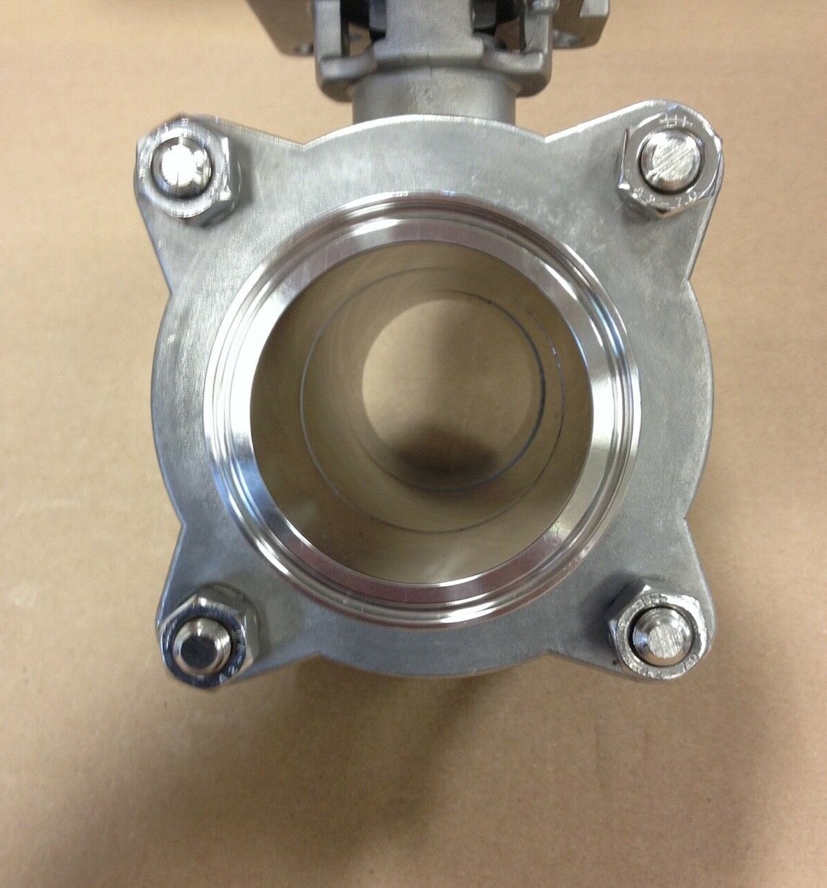 2-1/2" 3 Piece Full Port Ball Valve Clamp Ends 316 Stainless Sanitary WOG1000