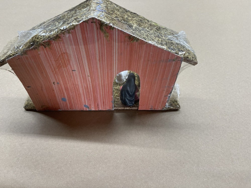 Christmas Jesus Nativity Scene Miniature Desktop Unopened