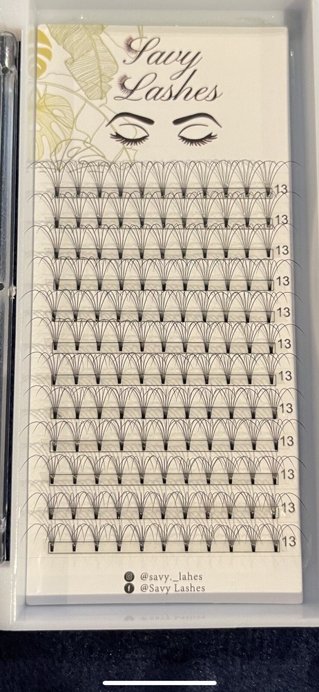 premade fan eyelashes