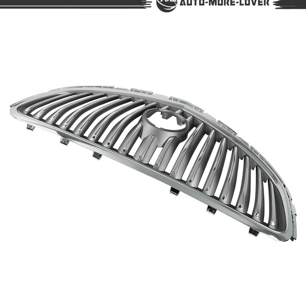 For 2012-2017 Buick Verano Front Bumper Upper Grille Assembly Chrome Replacement