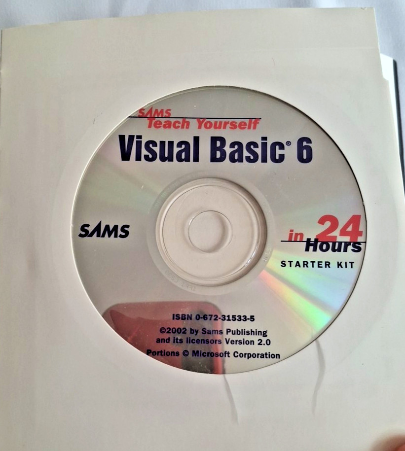 SAMS Teach Yourself Visual Basic 6 in 24 hours incluses CD