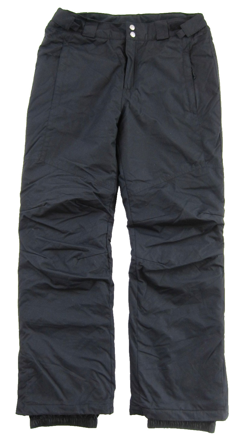 Columbia Omni-Tech 100% Nylon Black Waterproof Zip Snow Ski Pant Men Medium