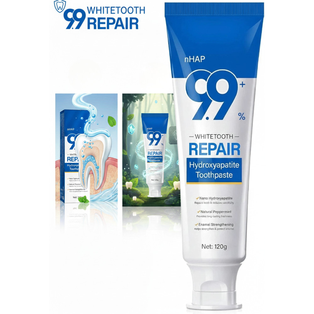 9.9% Hydroxyapatite Toothpaste, 4.23 Oz Nano Hydroxyapatite Toothpaste for Ename