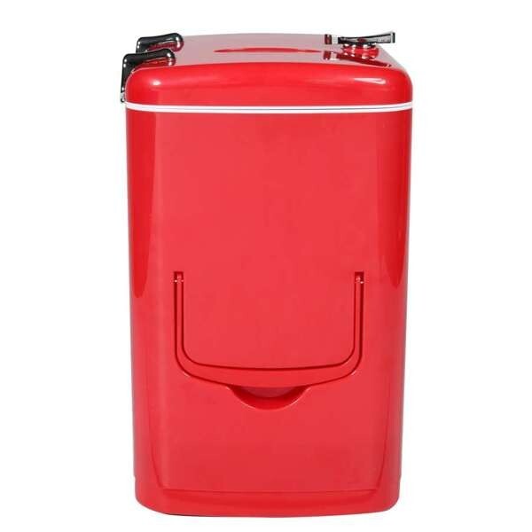 Frigidaire, 9 Can/5 Liter Mini Personal Fridge Cooler, Red