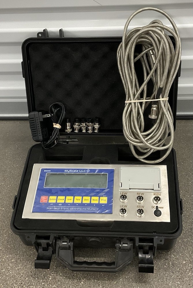 Myscale MS890 Portable Static Scale With Cord + Extra Attachments