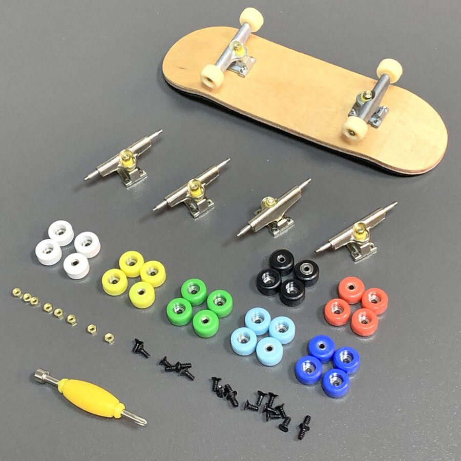 NEW Bearing Wheels Spanner tool Nuts 96mm Skateboard Fingerboard Accessory Toys