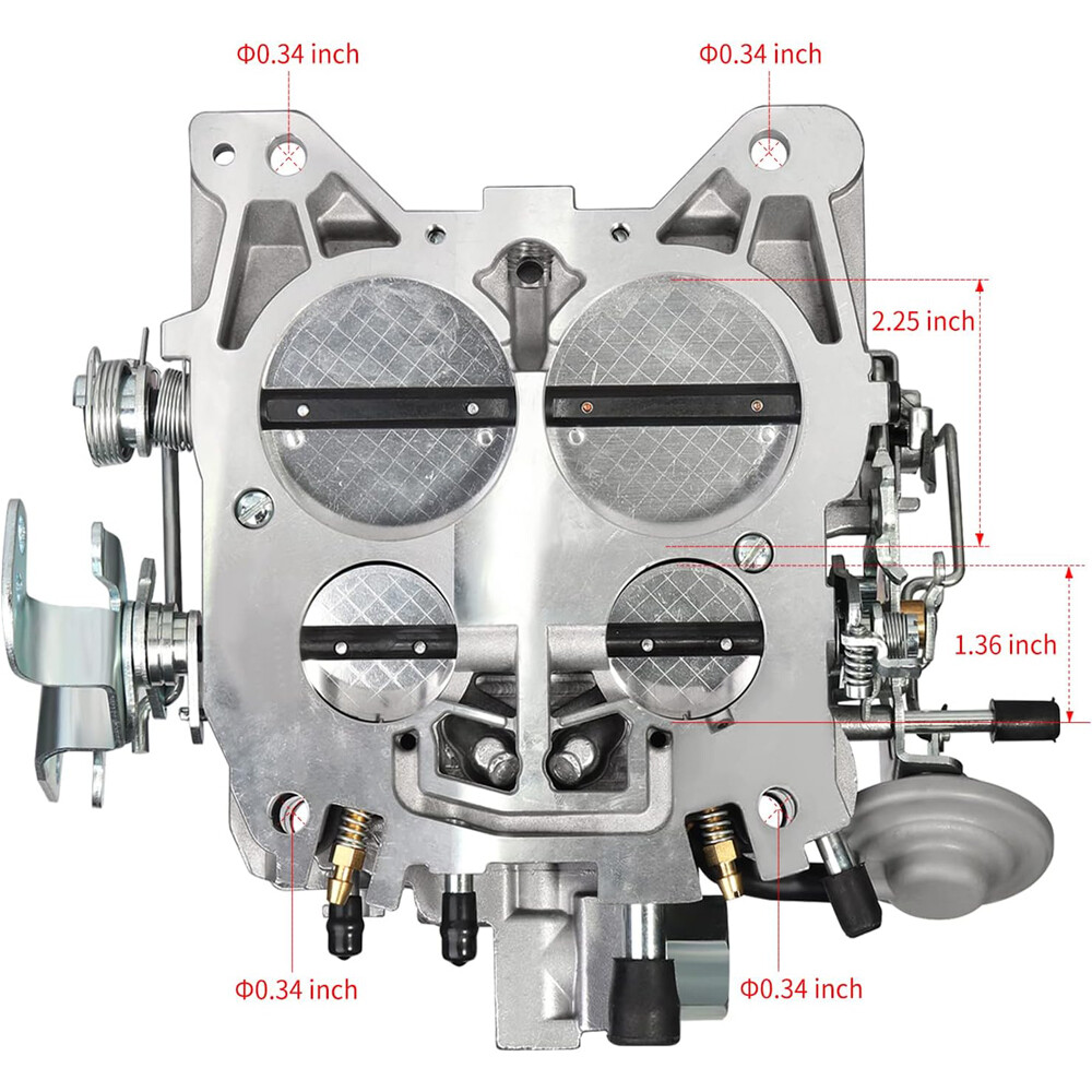 For Chevy 327 350 427 454 750 CFM 4 Barrel 4MV Rochester Quadrajet Carburetor