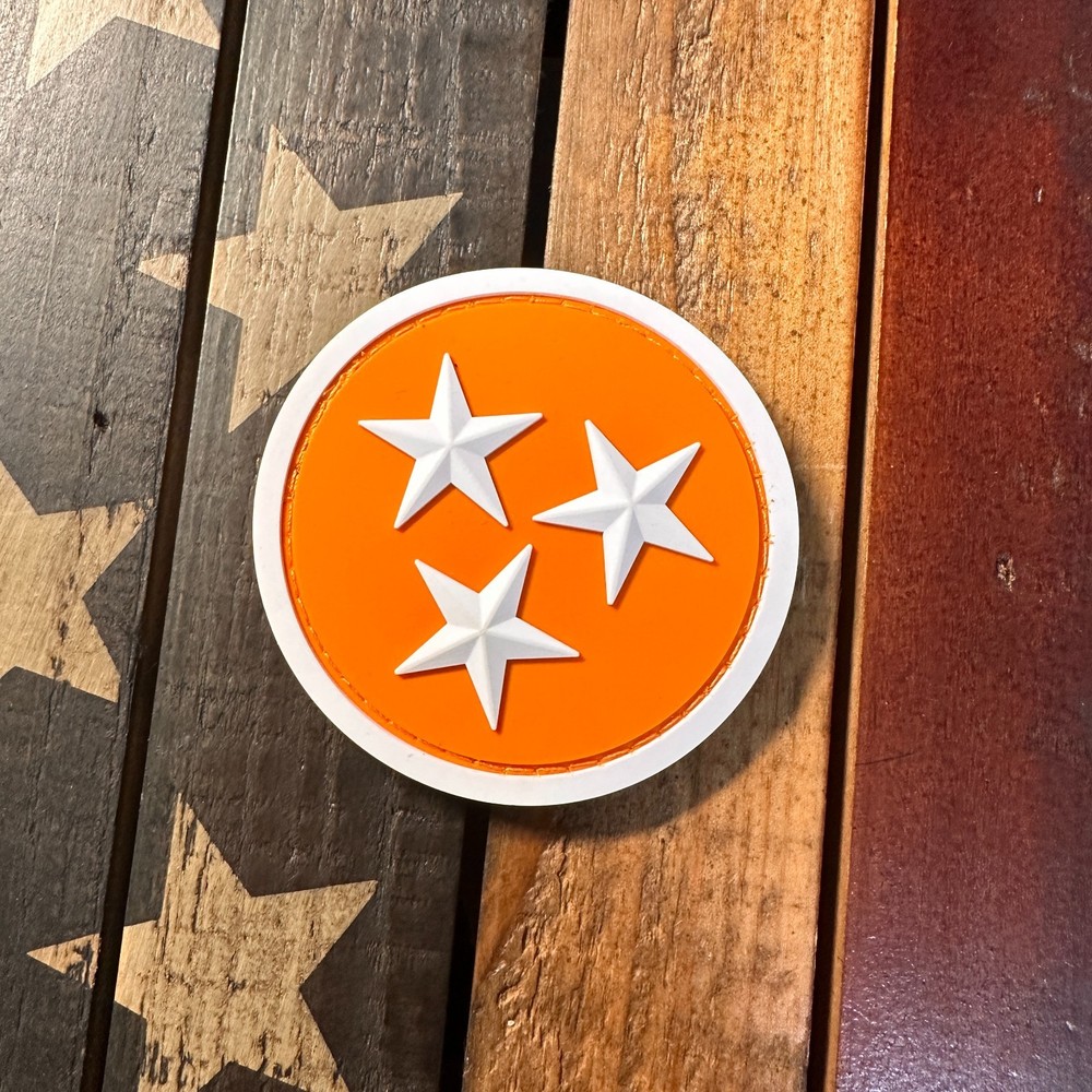 Subdued Tennessee State Flag PVC Patch