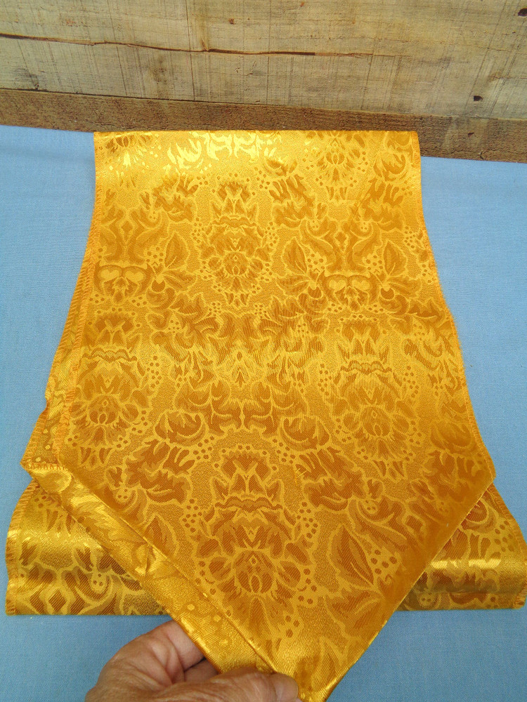 12" x 72" Table Runner Yellow/Gold Color