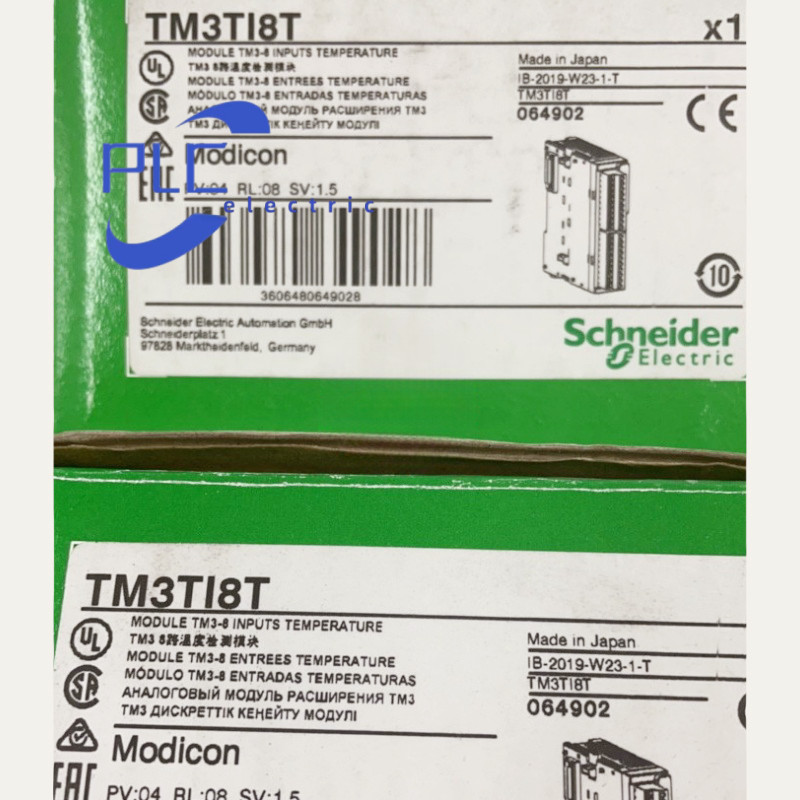TM3TI8T 1PC New Schneider analog input module 8 temperature inputs screw 24V DC