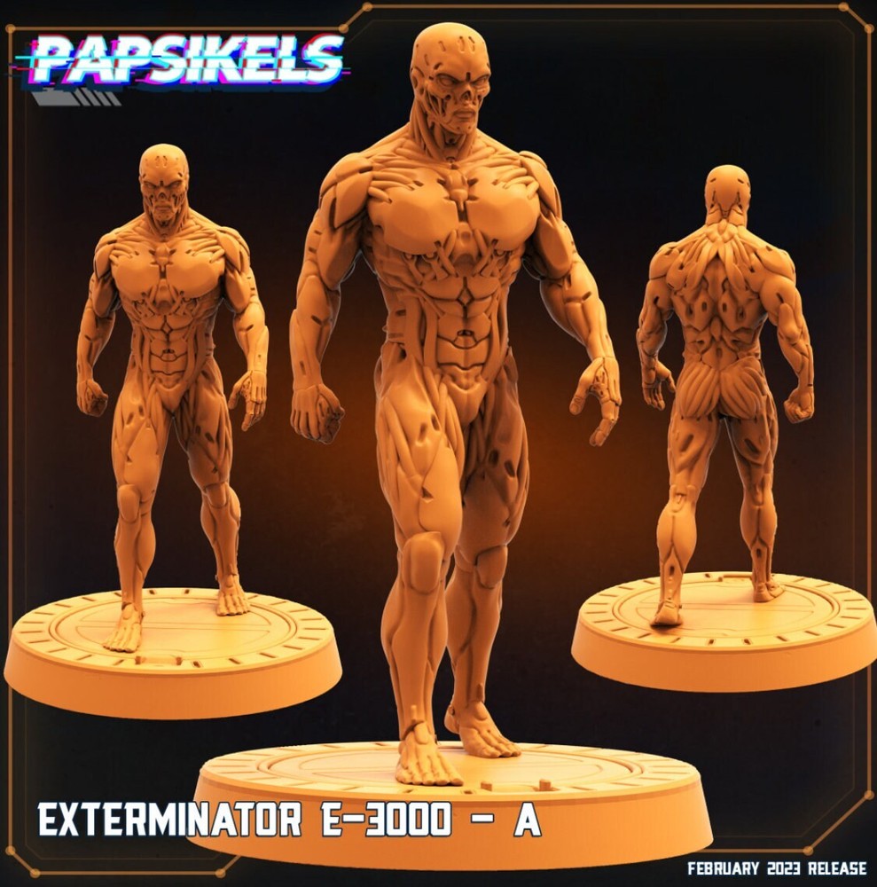 Exterminator E-3000 - A - 32mm | DnD Miniatures | Tabletop Gaming | Tabletop