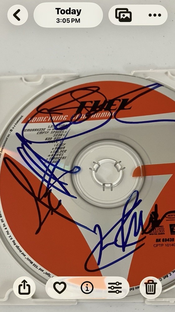 FUEL THE BAND SIGNED/AUTOGRAPHED CD