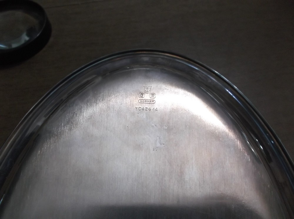 Vintage Gorham Silverplate 2 Piece Oval Covered Vegetable Serving Dish #YC426/4