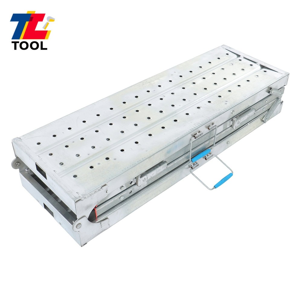 1.8m Aluminum Alloy Portable Folding Adjustable Scaffolding Work Platform