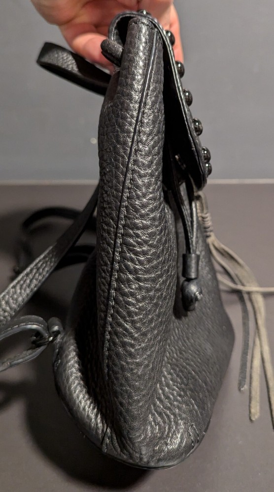 Rebecca Minkoff Mini Black Studded Leather Backpack