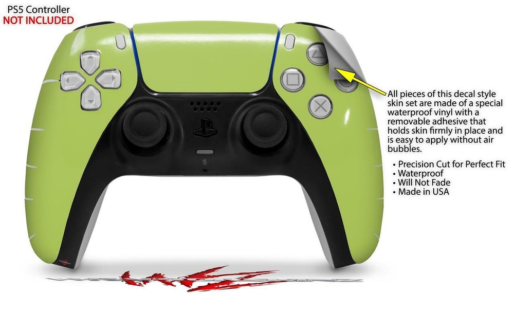 Skin Sony PS5 Controller Solids Collection Sage Green