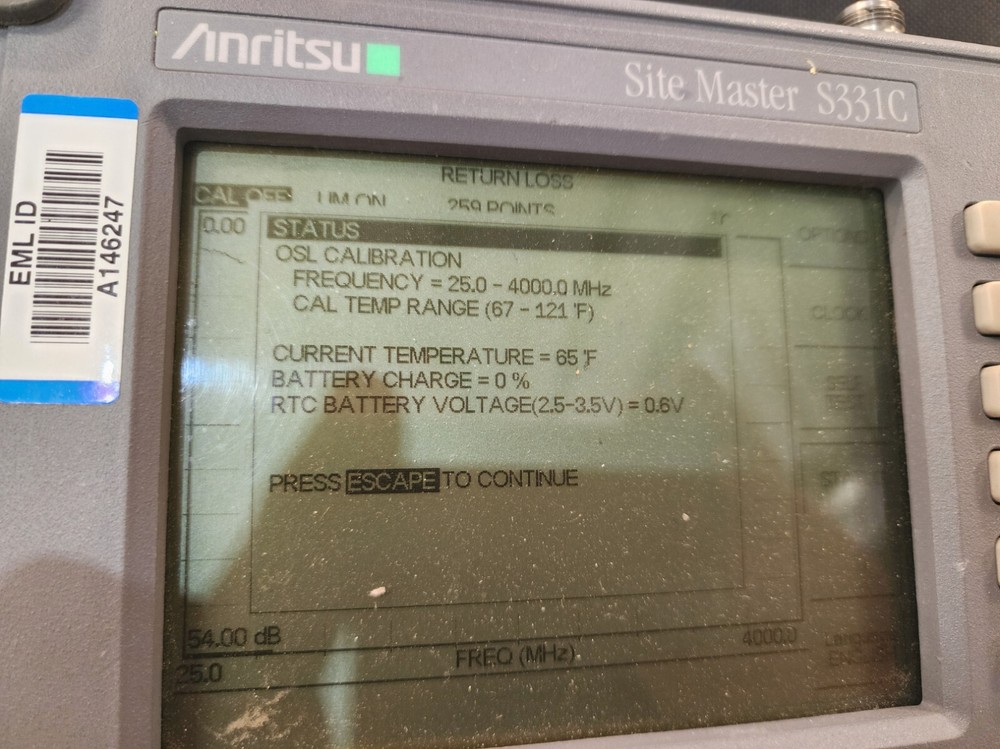 Anritsu S331C SiteMaster Cable Tester