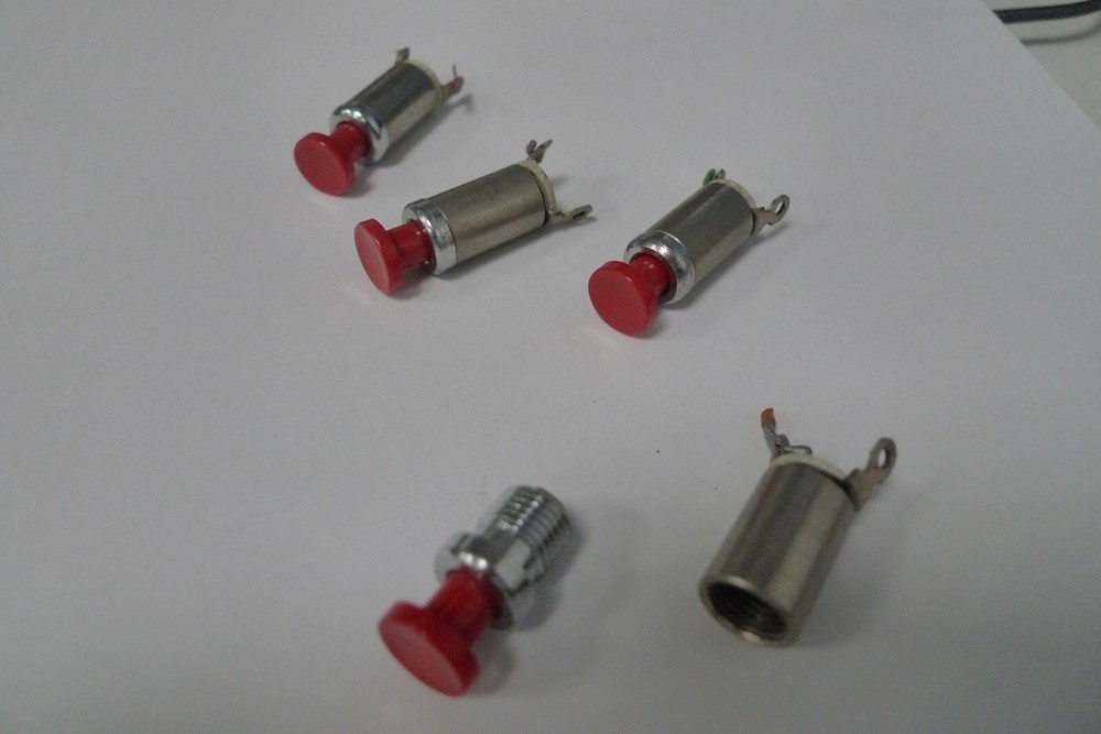 Switch Push Button Push to Make Non Locking Red Button Buzzer Switch