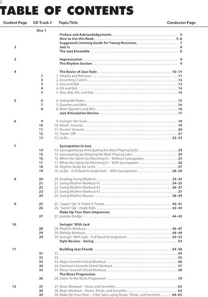 Essential Elements for Jazz Ensemble - Conductor - A Comprehensive Method for...