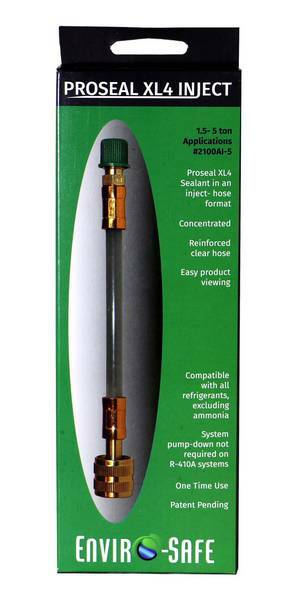 EASY SEAL, PRO SEAL, XL4 ES Direct Inject 1.5 to 5 Ton Refrigeration Leak sealer