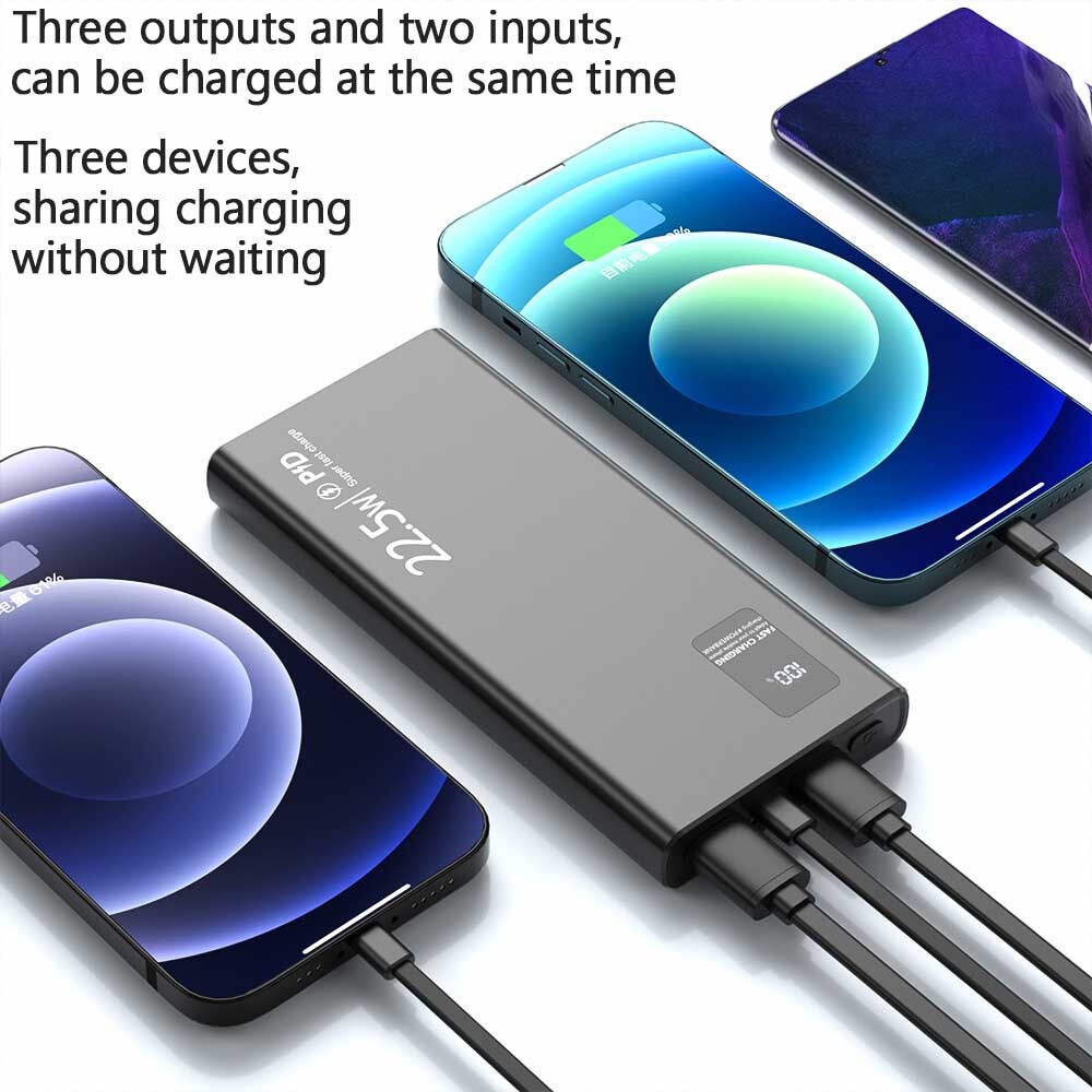 9000000mAh Portable Power Bank 2 USB External Battery Charger For Cell Phone