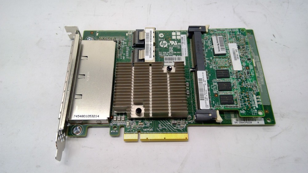 HP 643379-001 Smart Array P822 6Gb SAS Controller Card w/ 2GB FBWC NO Battery