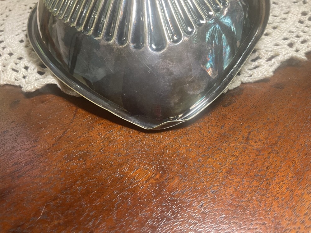 Vintage Gorham Co Silver Soldered Bread Tray 085 Monogram L