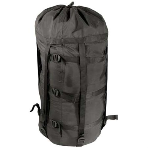 Genuine Military Issue Modular Sleeping System Black Stuff Sack— Lightly Used