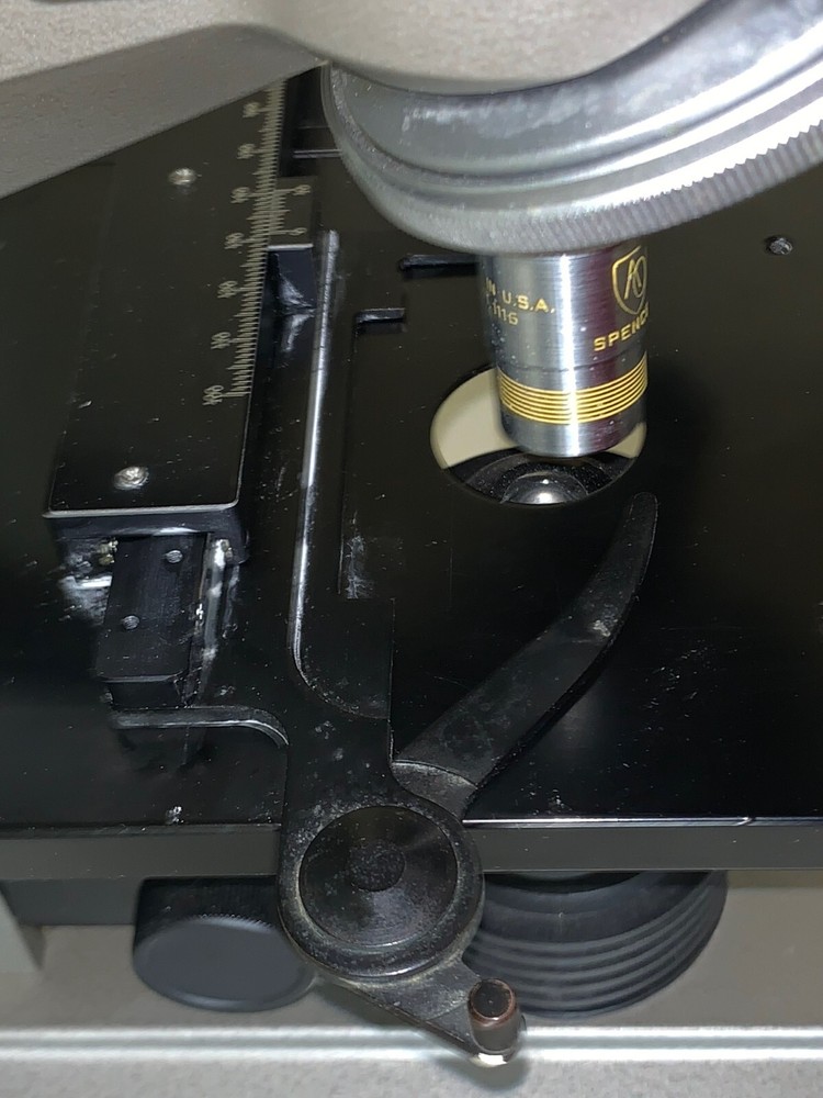 Olympus CH Series Monocular Microscope w/ 2 objective lenses