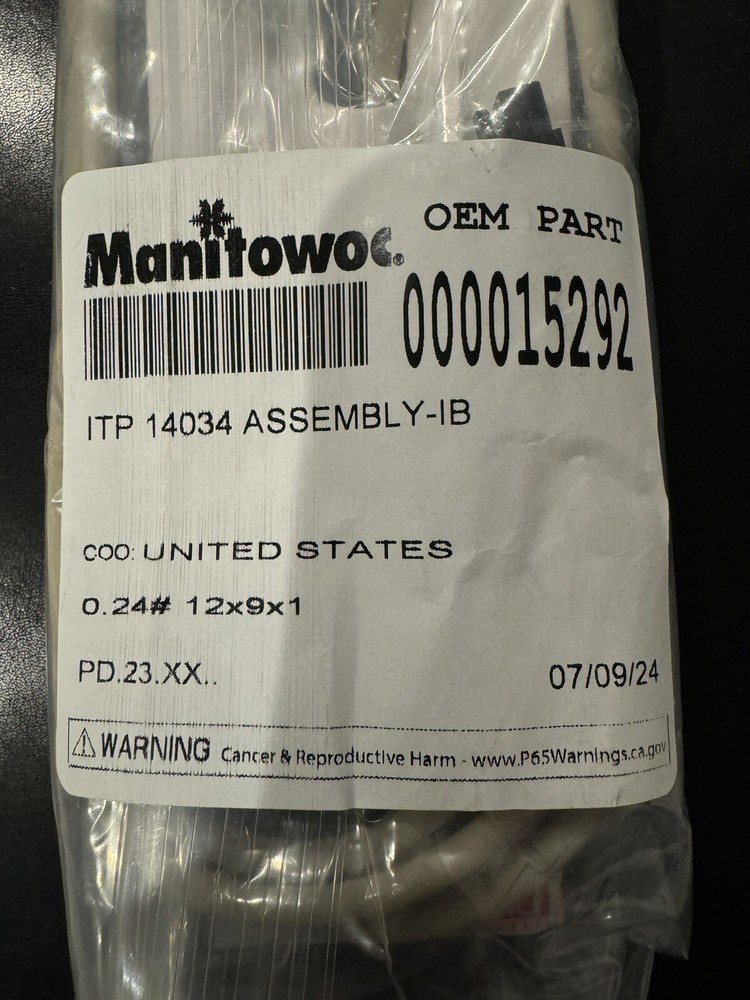 Manitowoc Genuine Ice Thickness Sensor 000015292