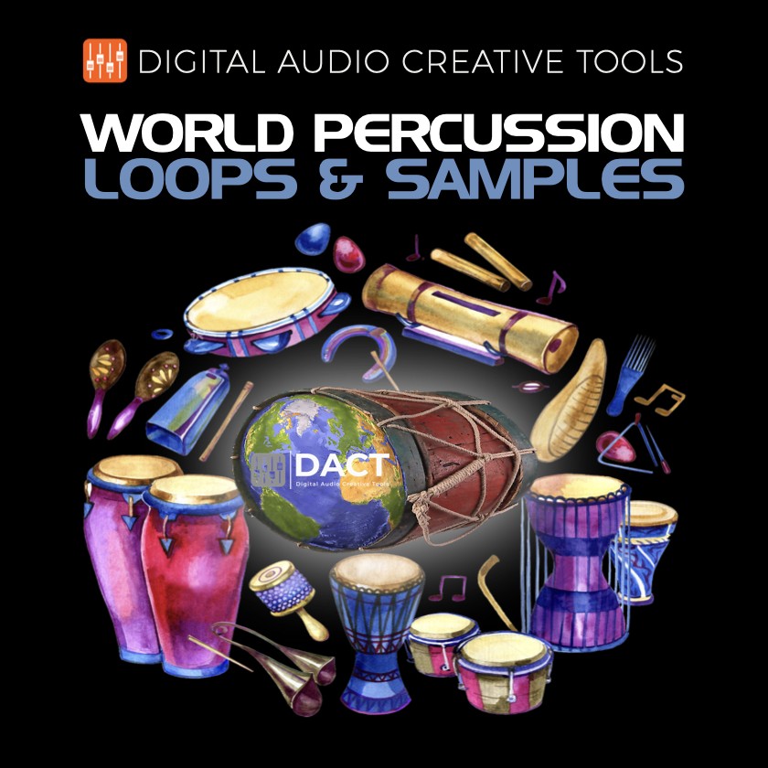 World Percussion Loops & Samples Library (600 Samples) - Instant Access