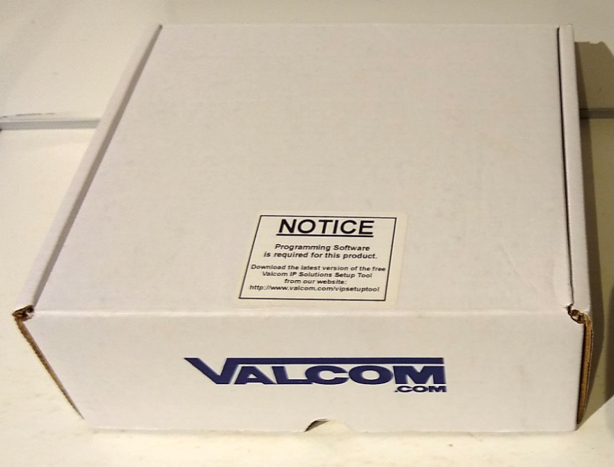 Valcom VIP-801A SIP VoIP Paging Adapter IP Audio Gateway Interface