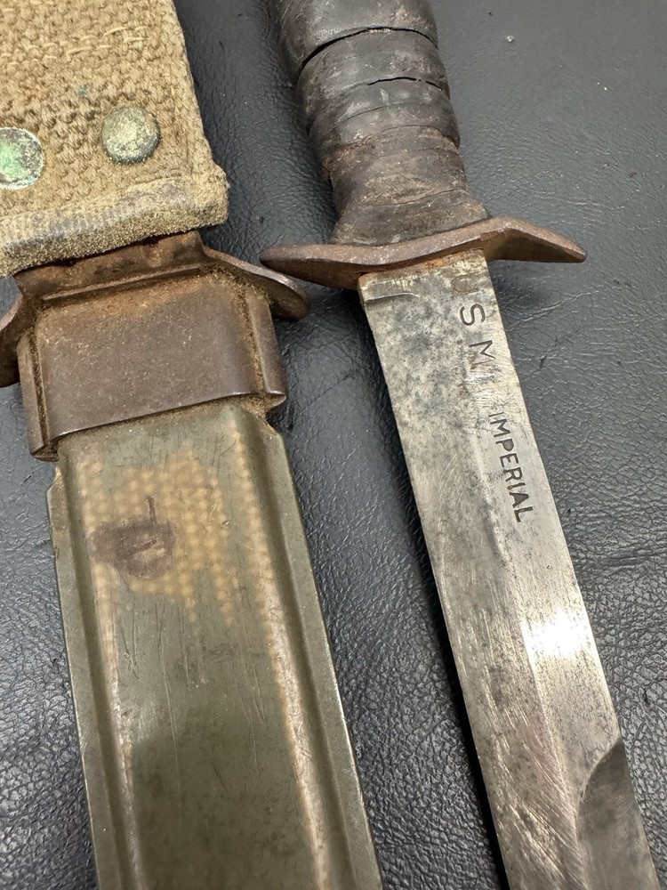 Vintage US M3 Knife With Scabbard