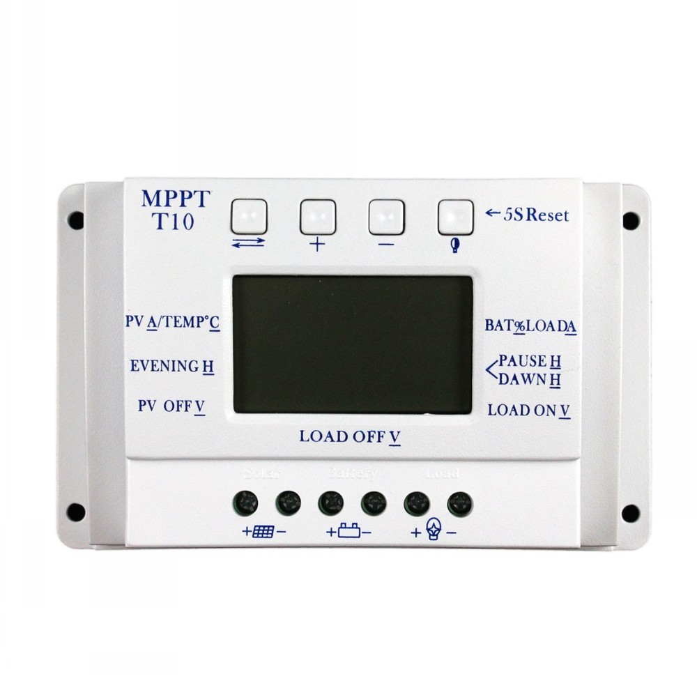 20A 30A 40A MPPT Solar Charge Controller 12V/24V Auto 3 Timer LCD Display USB U2