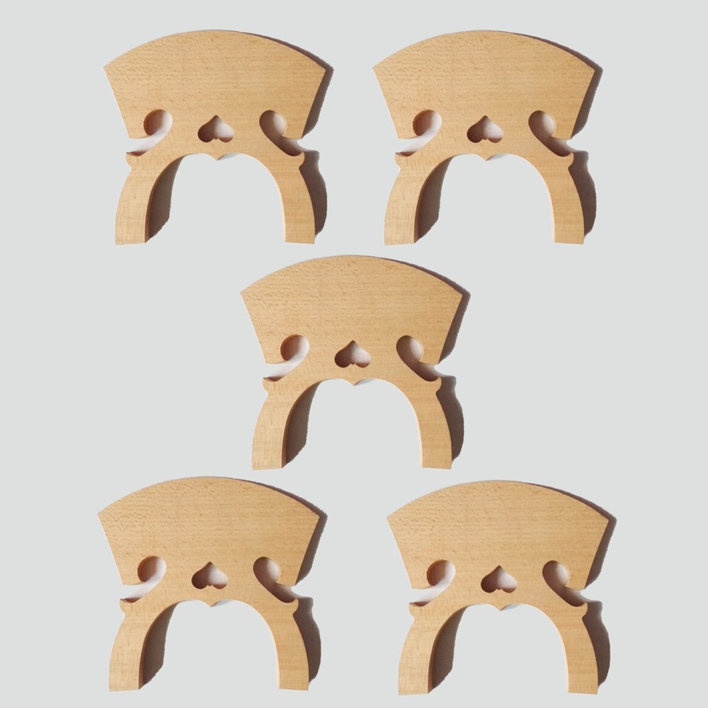 5x Viol Viola da Gamba Maple Bridge 7 String Accessory Bass Viola Cello Fitting