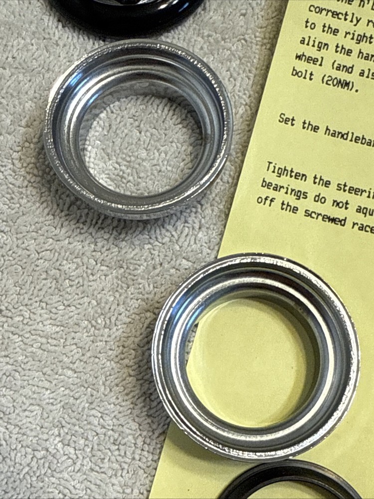 Brompton Headset -Steel - 1 1/8" Threaded - New with Brompton instructions