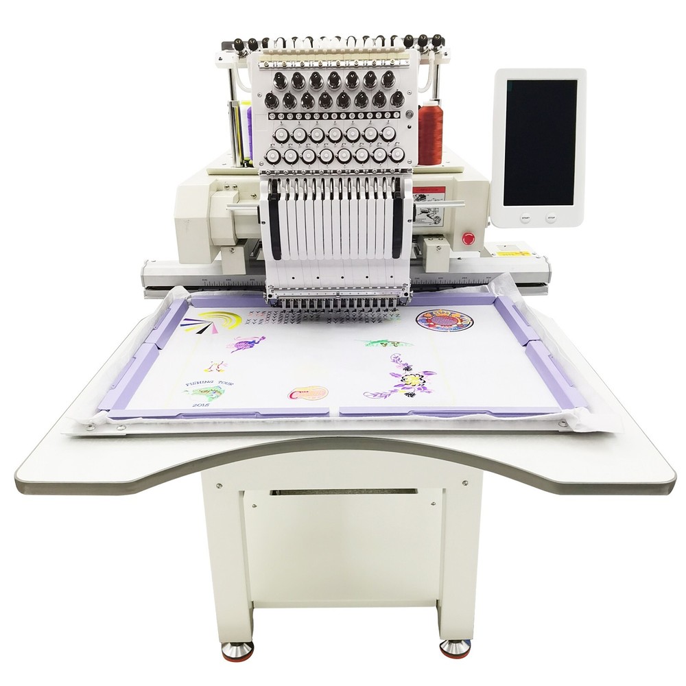 LCD Sewing/Embroidery Machine 15 Needle Automatic Embroidery Machine 110V-220V