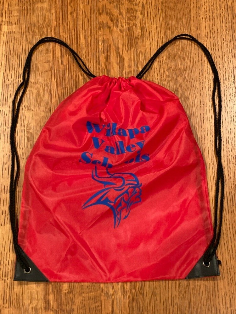 Drawstring Backpack - Willapa Valley Vikings - Gym Sack Bag