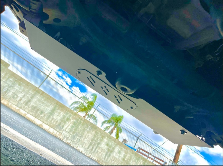 APC21 - Custom Skid Plate - Fits 05-23 Toyota Tacoma - Black with Red